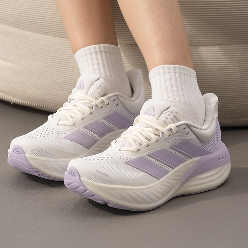正品阿迪达斯ADIDAS网眼透气简约LOGO百搭运动休闲女跑步鞋KI2352 - 实物图
