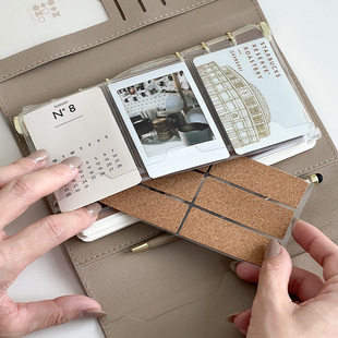 a5 a6 a7活页本收纳袋现金存放袋手帐票据名片册卡片袋文件拉链袋