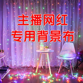 直播间拍照背景布 饰背景墙 网红男女主播墙纸 主播装 快手背景布