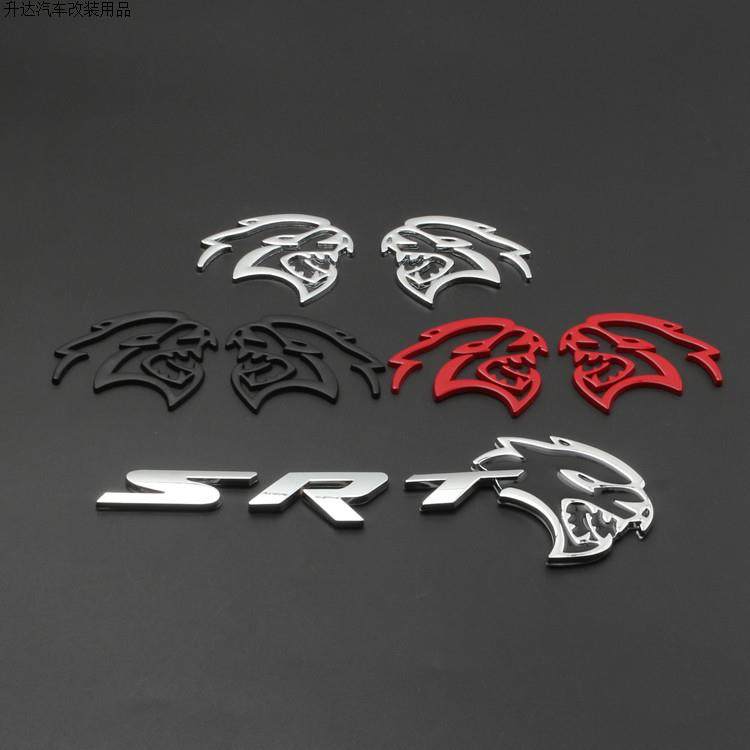 道奇SRT地狱猫金属车贴个性改装