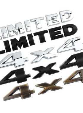 全新指南者专用4驱尾标4X4金属车贴车尾标吉普JEEP改装专用个性贴