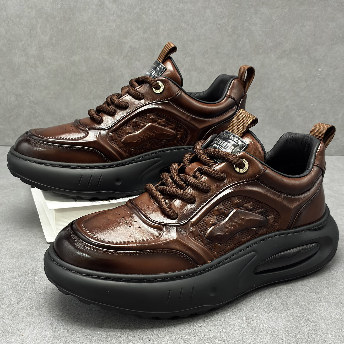 气垫底老爹鞋男2025秋冬新款男鞋