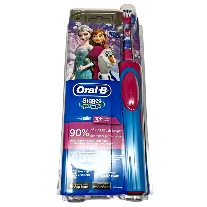 德国博朗OralB欧乐B儿童电动牙刷旋转式软毛3-12岁宝宝国内现货