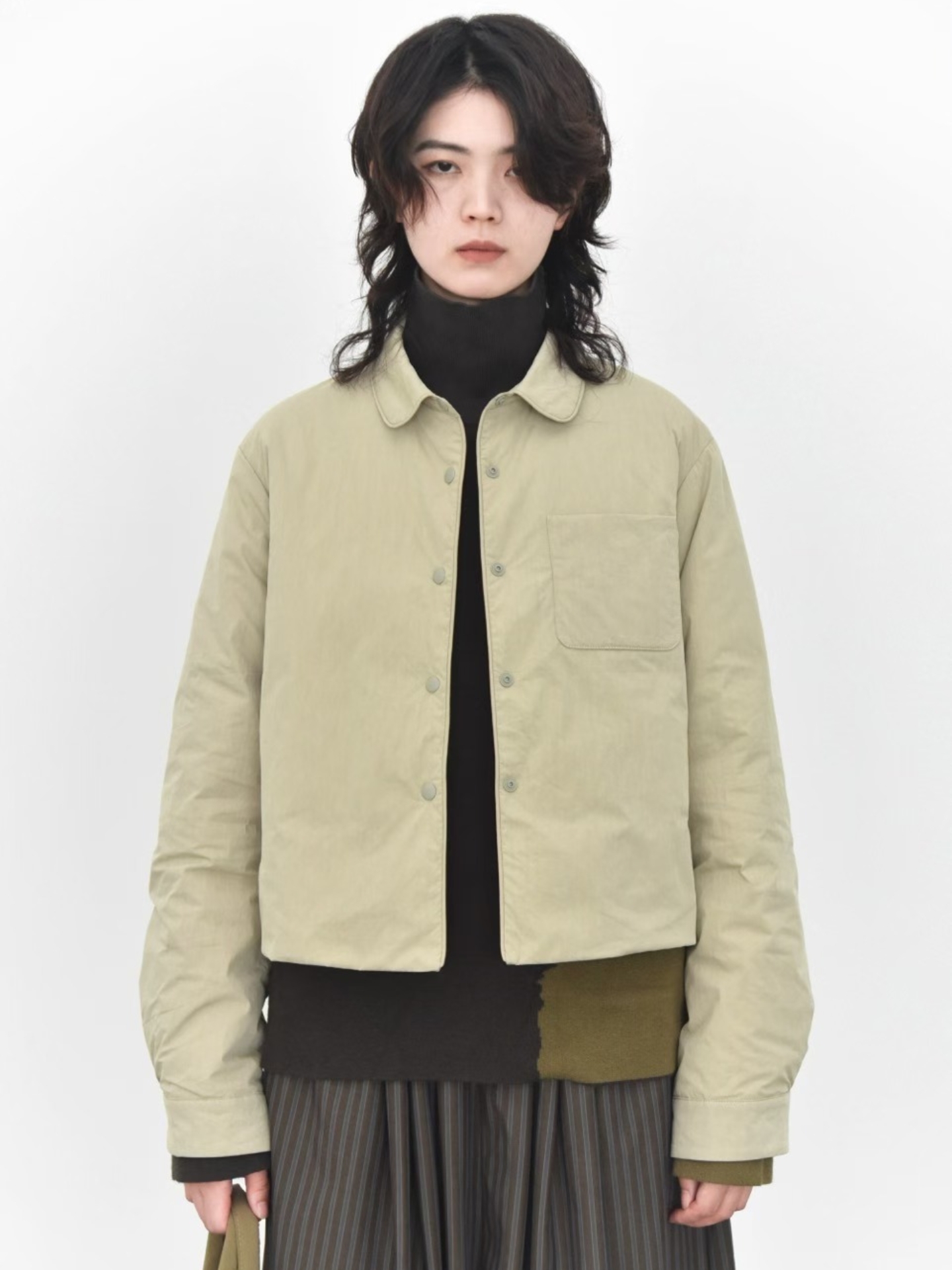 童颜阁秋冬个性防风短款面包羽绒服宽松显瘦保暖防寒加厚外套棉衣