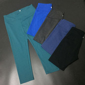 薄款 女高腰显瘦紧身裤 速干高弹力瑜伽中裤 欧美夏季 户外跑步七分裤