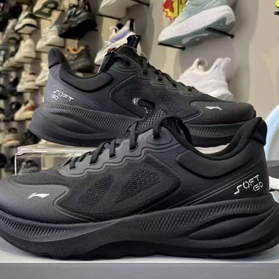 李宁2025秋冬款男子软底透气鞋