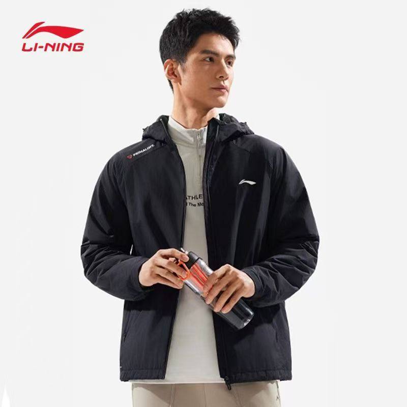 李宁短棉服男子2025秋季新款健身系列防泼水保暖连帽外套AJMV157,运动服/休闲服装,运动茄克/外套,淘宝优惠券,粉丝福利购,淘宝优惠卷