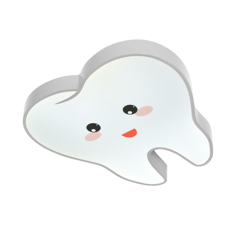 韩歌led吸顶灯新款牙齿造型