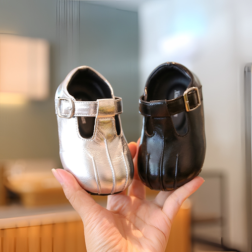 宝宝小皮鞋软底百搭勃肯鞋