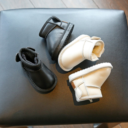 冬季软底0一1岁雪地靴婴儿鞋子