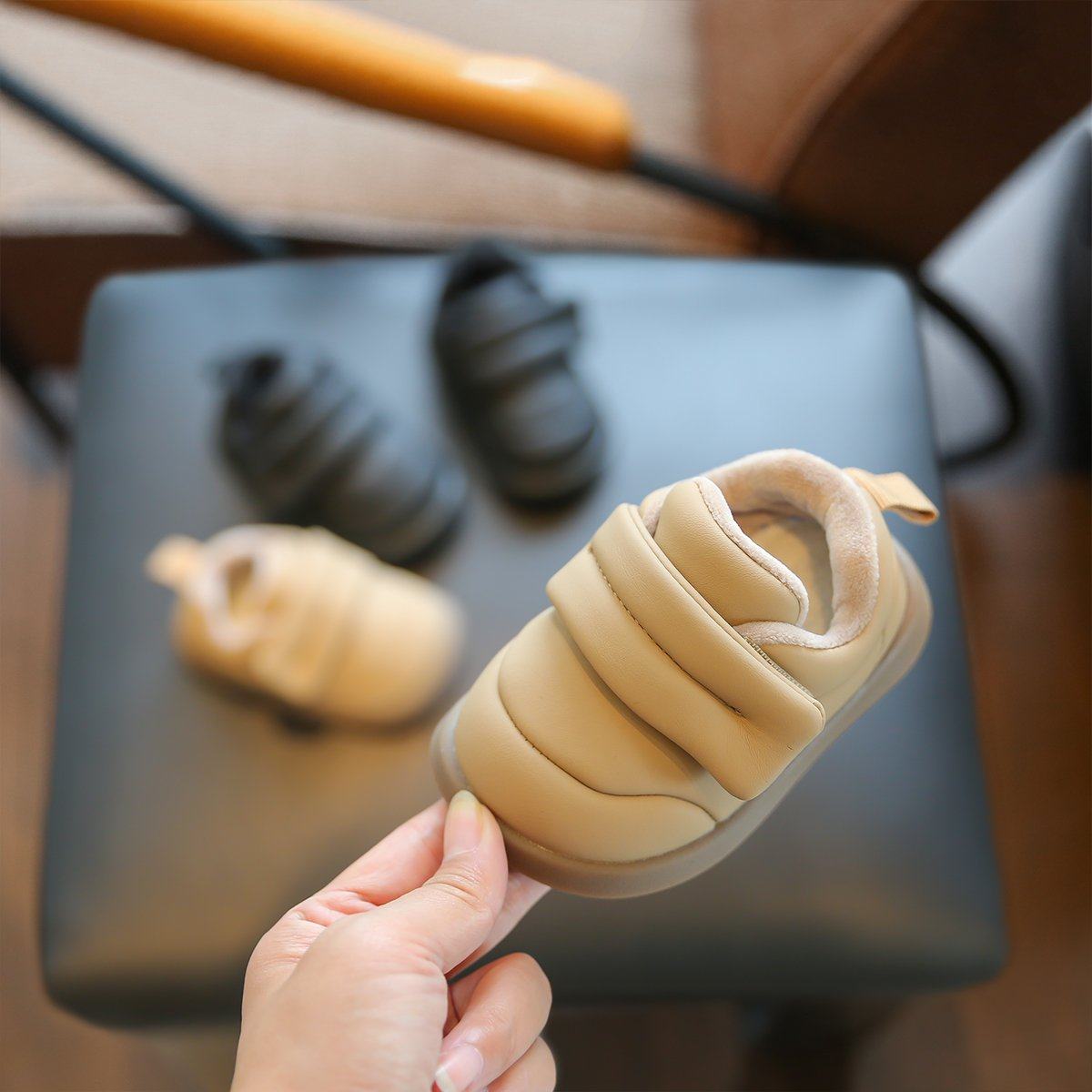 保暖舒适男宝女宝学步鞋简约百搭