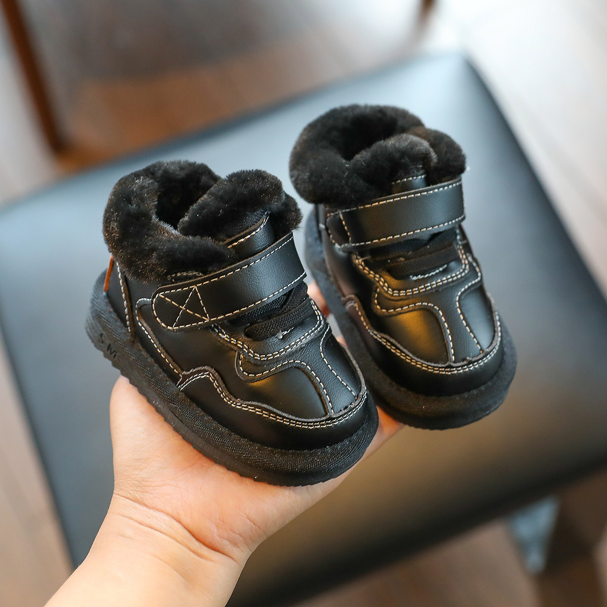 小童雪地靴皮毛一体儿童雪地鞋男童大棉鞋加厚女童棉靴婴儿鞋冬款,童鞋/婴儿鞋/亲子鞋,雪地靴,淘宝优惠券,粉丝福利购,淘宝优惠卷