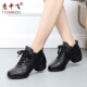 软底秋季 舞蹈鞋 女成人爵士舞鞋 意中飞广场舞女鞋 水兵舞真皮跳舞鞋