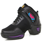 女鞋 春季 真皮软底水兵舞蹈鞋 意中飞舞蹈鞋 女真皮广场舞现代跳舞鞋