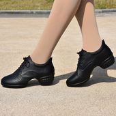 现代舞鞋 意中飞夏季 女 女真皮软底水兵舞鞋 跳舞鞋 舞蹈鞋 女广场舞鞋