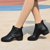 爵士跳舞鞋 意中飞秋冬季 女真皮水兵舞蹈鞋 现代舞鞋 舞蹈鞋 广场舞鞋