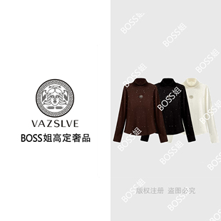 轻奢烫钻打底T恤2025百搭上衣 捡漏 全新奢品 66203 VAZSLVE