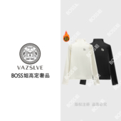 VAZSLVE T恤2025秋冬个性 全新奢品 捡漏 蕾丝拼接长袖 上衣 686