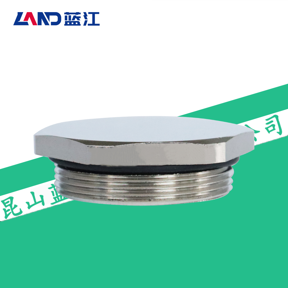蓝江六角金属闷盖IP68封塞头