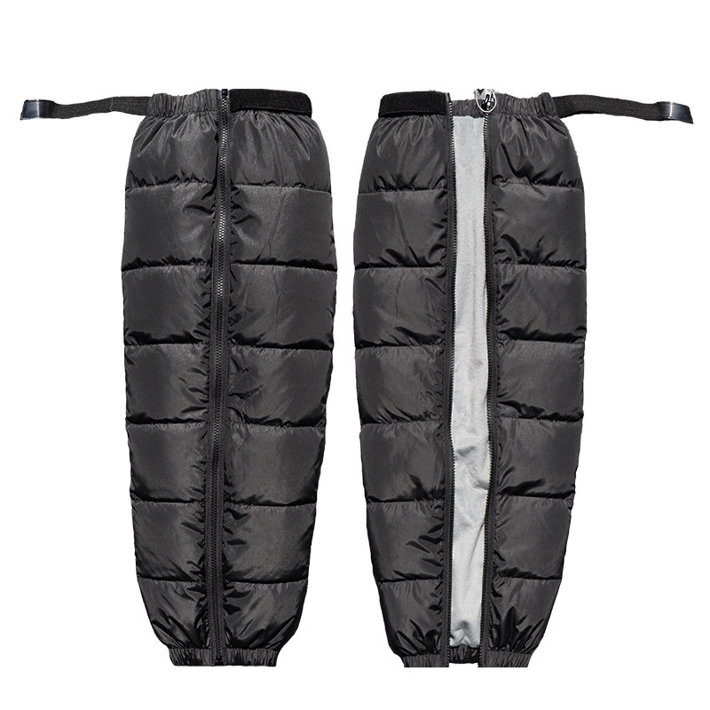 羽绒护膝电动摩托车防风冬季骑车保暖加厚加大防水防寒护腿男女