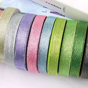 15mm金葱带金色丝带礼品包装彩带彩葱织带喜糖包扎装饰1.5cm礼物