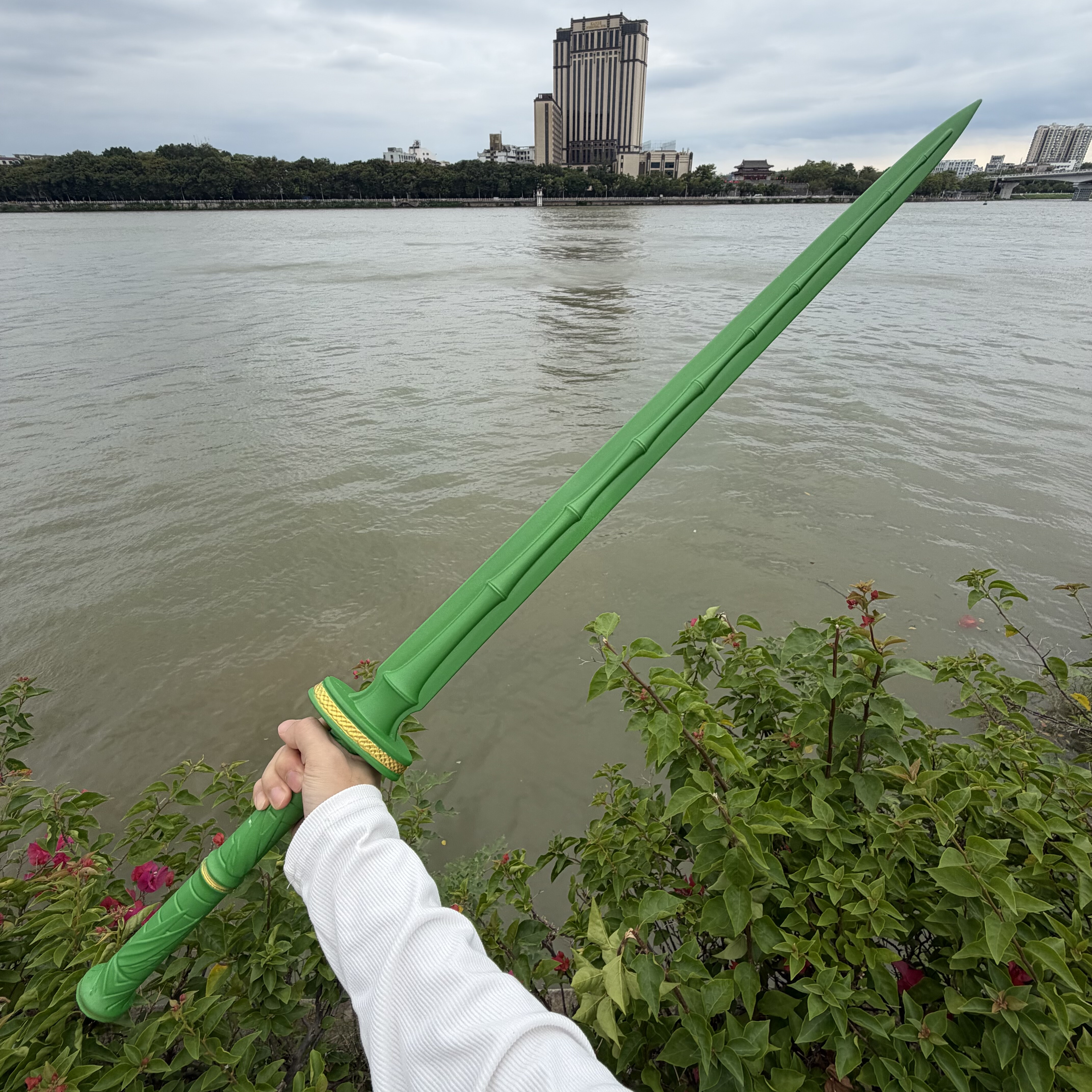 青竹峰云剑韩立武器凡人修仙传兵器模型玩具cos道具软胶未开刃