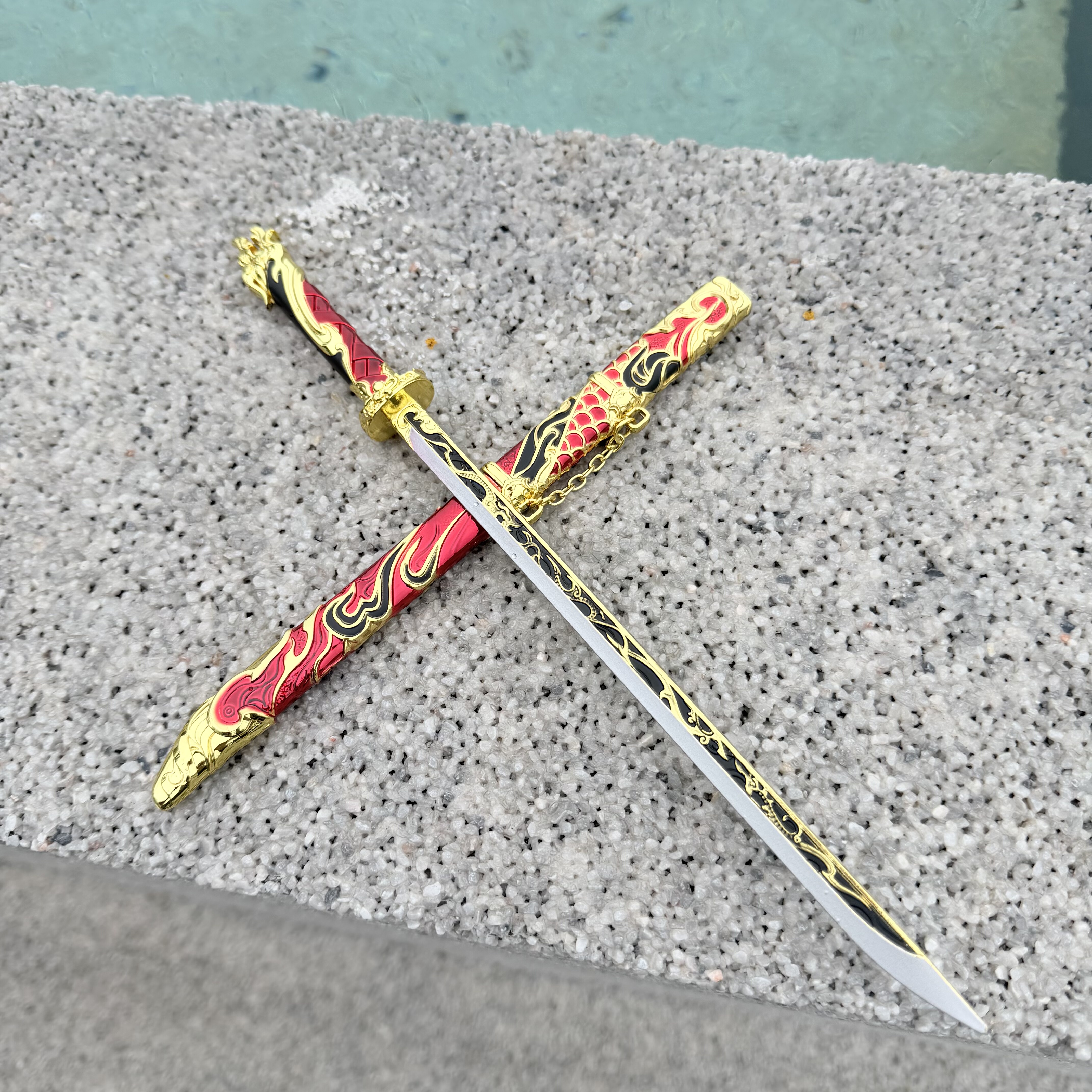 尽春锋横刀模样古代冷兵器永劫无间摆件手办合金属男孩玩具未开刃