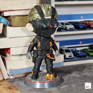 三角洲行动Q版公仔手办无名威龙红狼桌面摆件同学礼物gk正版拼装