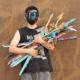 男孩刀剑玩具原神武器模型五星兵器周边COS道具软胶塑料PU大号1米