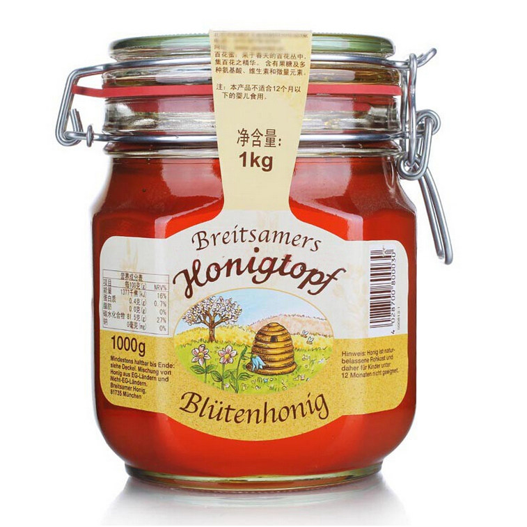 德国原装进口贝斯玛蜂蜜（Breitsamer）百花蜂蜜1000g 礼品礼罐装在类目 传统滋补营养品, 蜂蜜中 - 来自Buy2taobao.com提供专业的淘宝代购服务