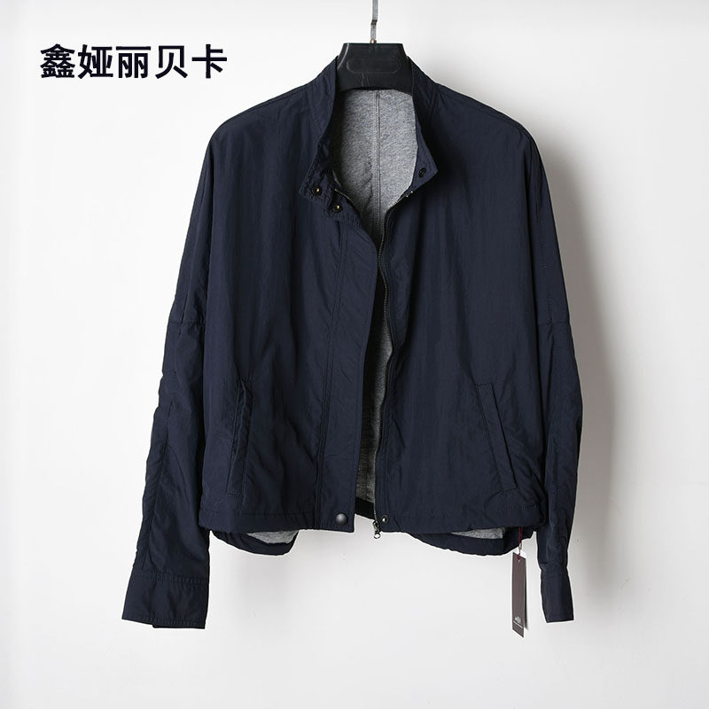 鑫娅丽贝卡MR24036 秋季速干带里衬短款时尚夹克挡风外套女士上衣