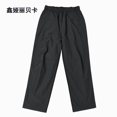 高腰鑫娅丽贝卡九分裤直筒裤