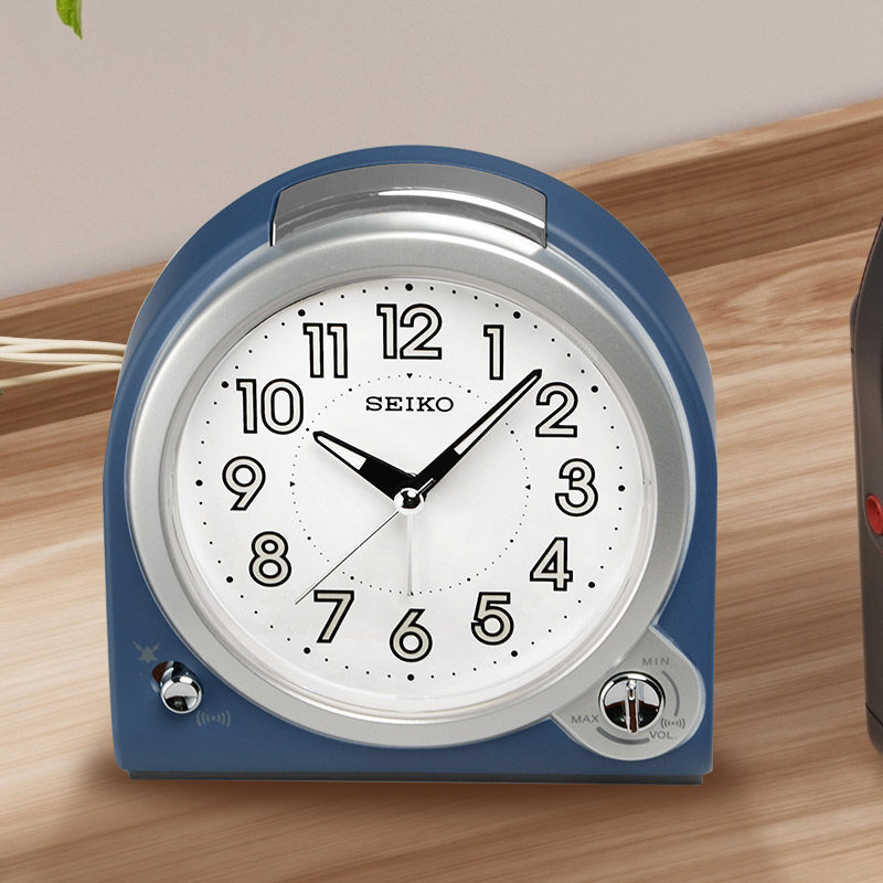 세이코 일본 세이코 시계 조절 가능한 볼륨 옵션 알람 축광 스누즈 학생 침실 머리맡 알람 시계