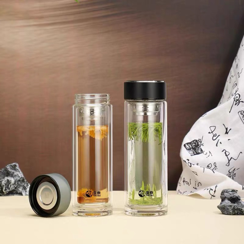 泡茶杯清新文艺茶水分离
