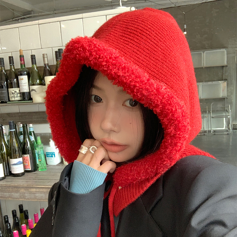 小女巫帽~韩国毛绒可爱小红帽