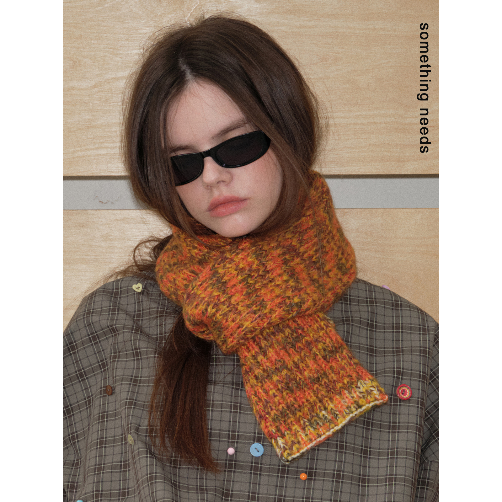 暖暖冬日高品质纱线百搭针织围脖