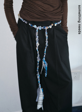 郑佰万 琉璃沙海原创设计腰封创意手工长腰带搭配利器25流行腰链