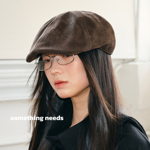 麂皮绒高品质前进帽女2026秋