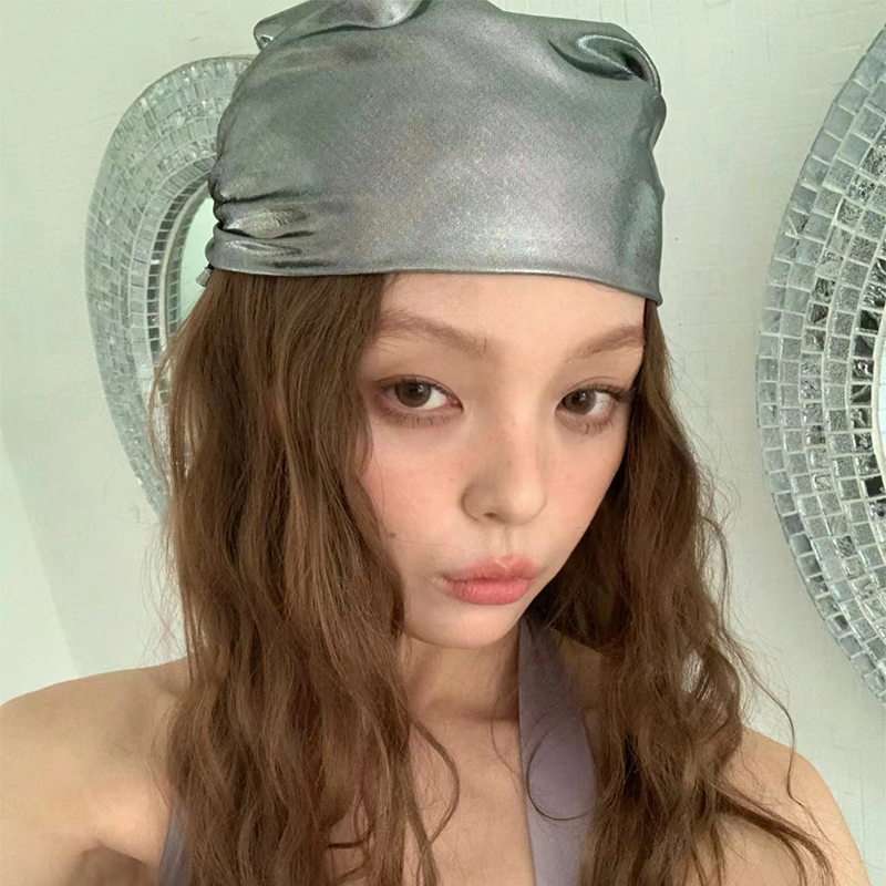 镭射欧美辣酷女孩时尚头巾