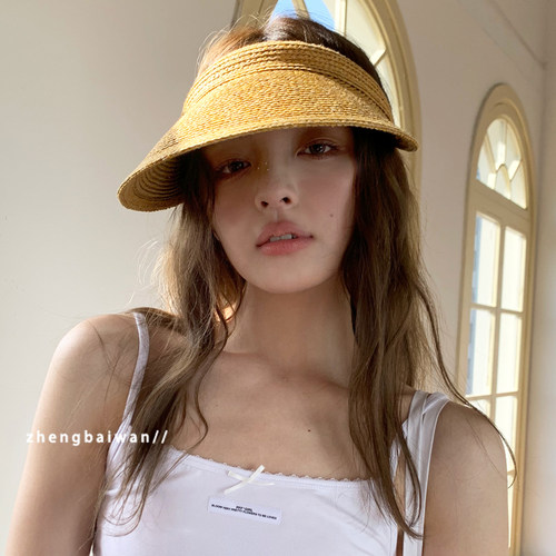 夏季出游空顶草帽女百搭沙滩