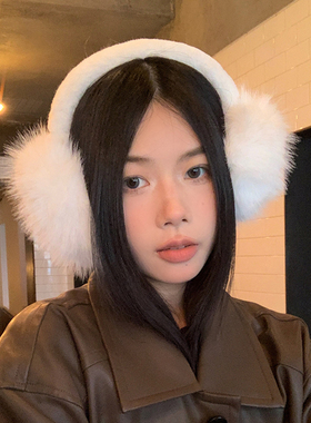 郑佰万 软糯保暖长毛耳套女冬季保暖厚款耳暖防风耳罩毛绒护耳潮