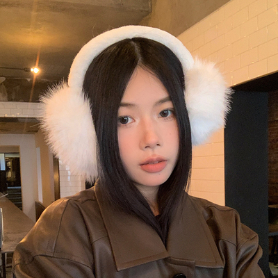 软糯保暖长毛耳套女冬季