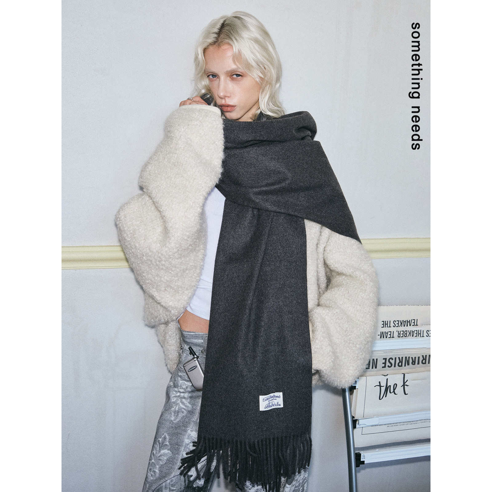 郑佰万 简约纯色围巾女2025冬季新款时尚流苏披肩防寒保暖围脖潮,服饰配件/皮带/帽子/围巾,围巾/丝巾/披肩,淘宝优惠券,粉丝福利购,淘宝优惠卷