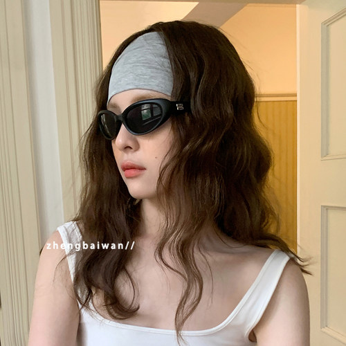 宽版发带女瑜伽运动吸汗