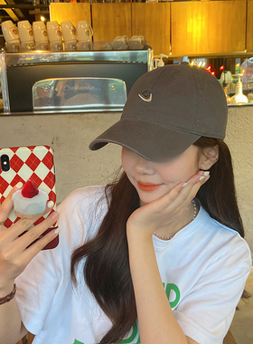 王嘉尔同款棒球帽女夏季大头围反勾勾鸭舌帽子男春韩版百搭防晒帽