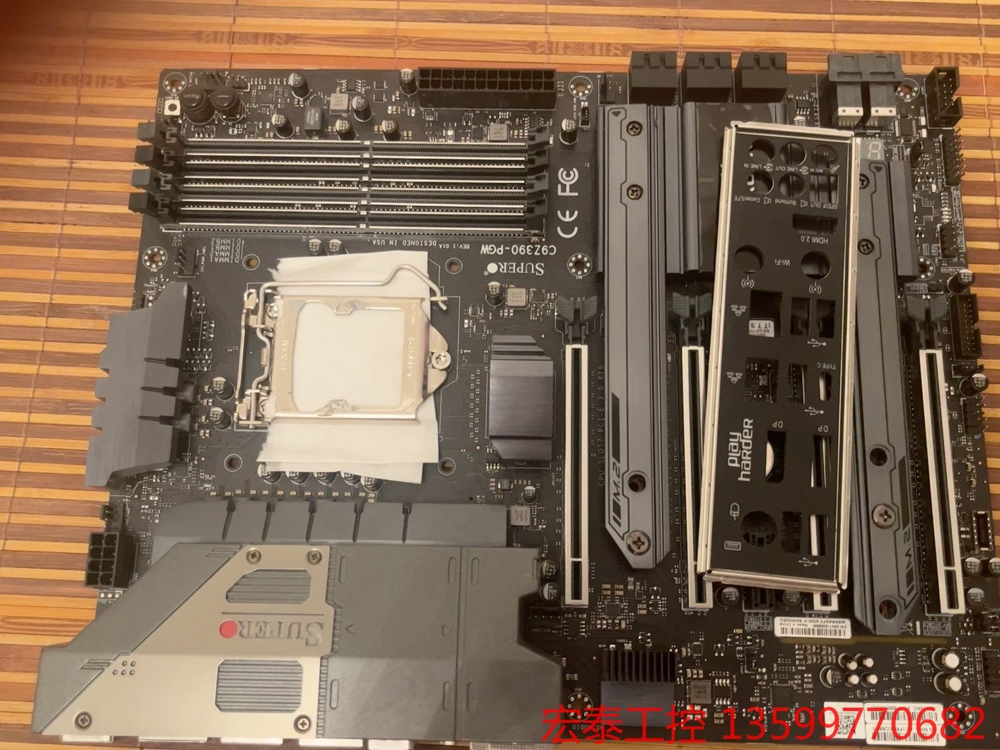 超微C9Z390-PGW多显卡超频工作站主板LGA1151