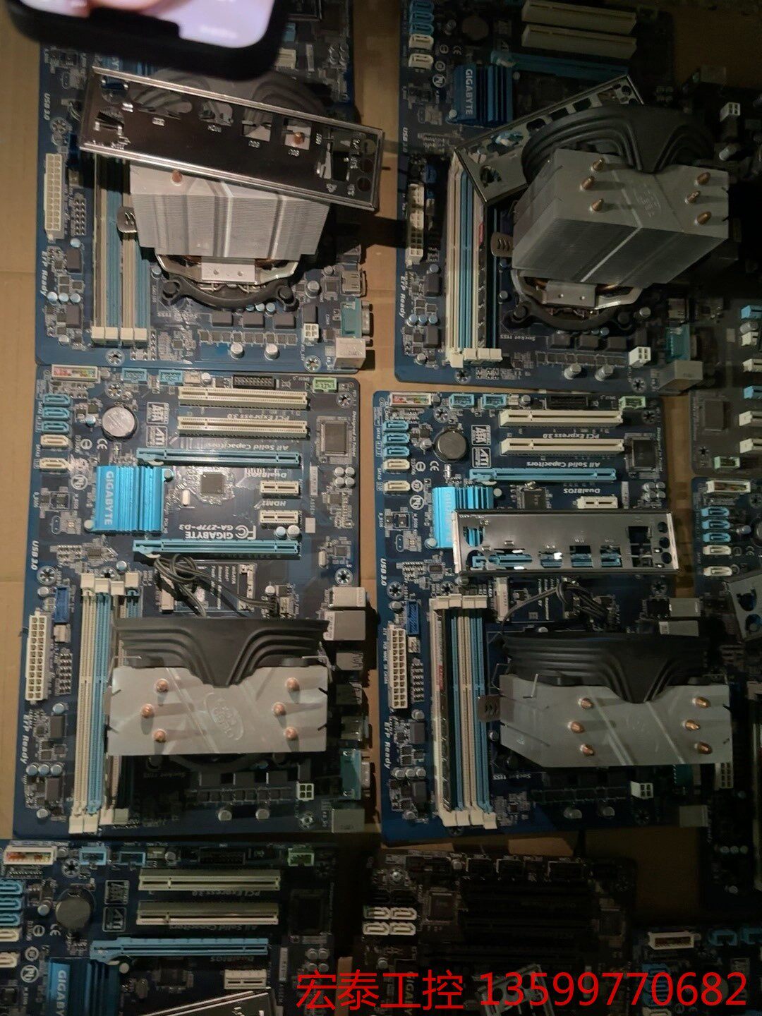 技嘉ga-z77p-d3,cpu i7-3770.ddr3-电子产