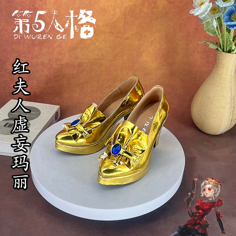 第五人格 红夫人虚妄玛丽安托瓦内特cosplay鞋少女萝莉高跟单鞋