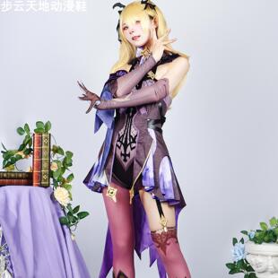 原神菲谢尔cos服断罪皇女原皮cospaly游戏动漫全套服装涤纶通勤风