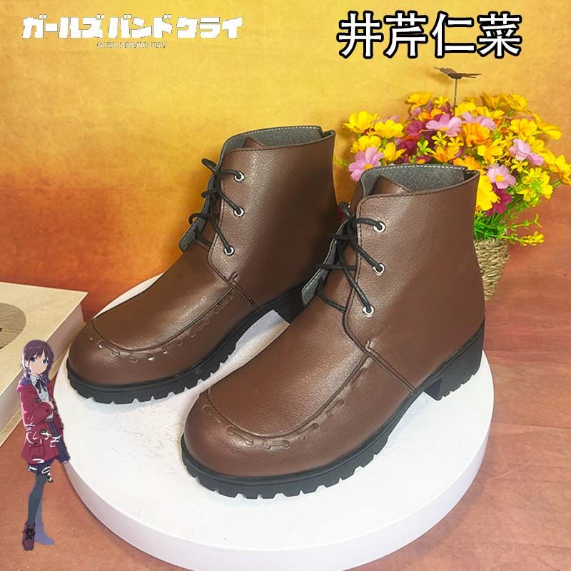 哭泣少女乐队 井芹仁菜cosplay鞋少女萝莉动漫漫展游戏演出短靴子,模玩/动漫/周边/娃圈三坑/桌游,COSPLAY配件/道具/人偶服,淘宝优惠券,粉丝福利购,淘宝优惠卷